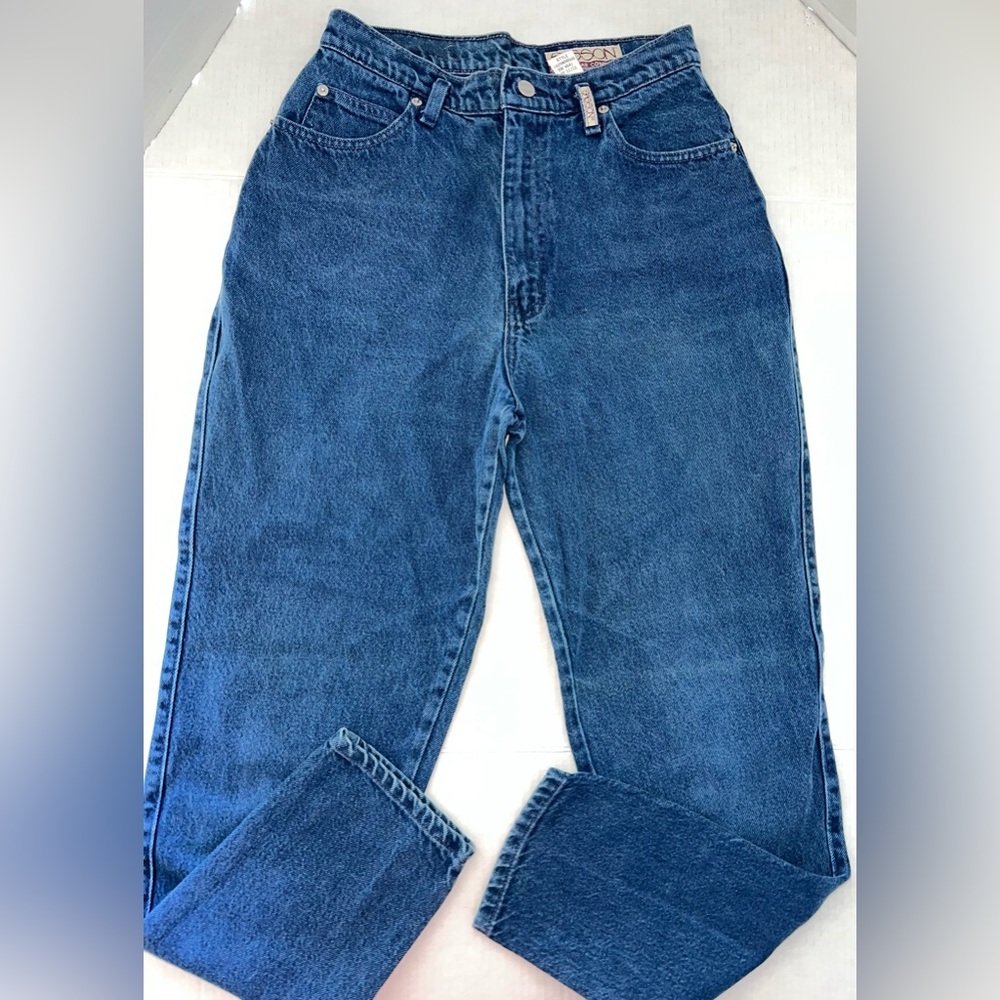 Vintage 80s Sassoon high waisted blue jeans size 11/12